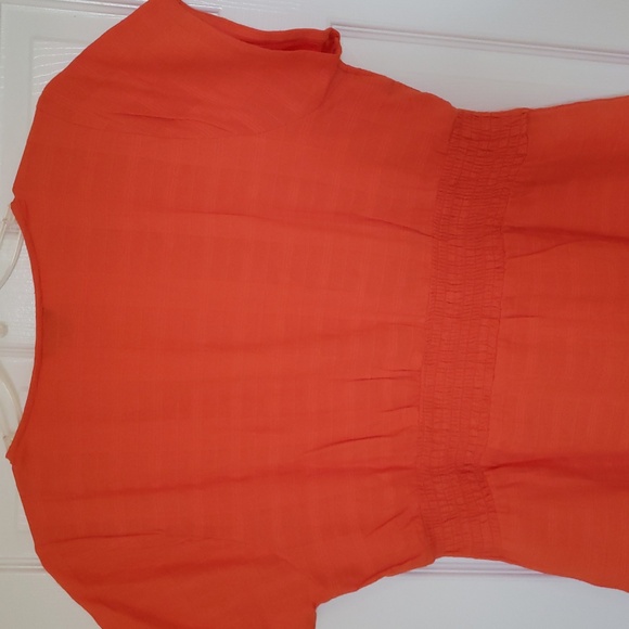 NEW Venus Orange Button-Down Dress - Picture 6 of 11